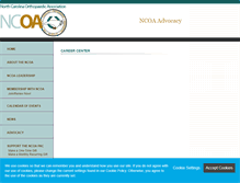 Tablet Screenshot of careers.ncorthopaedics.org